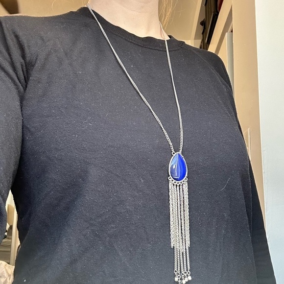Jewelry - Silver Fringe Necklace